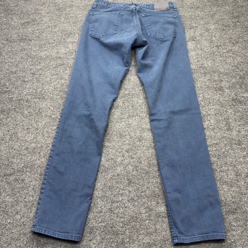 Bonobos Mens Slim Denim Pants Blue Gray Slate Stretch Jeans 31x34 20067-BMB46 - Picture 9 of 10